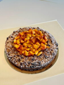 Crumble pêche