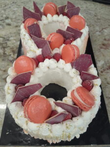 Number cake numéro 8